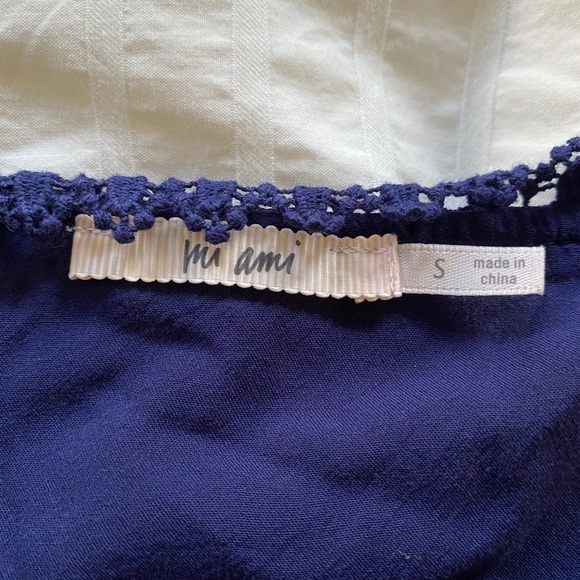 Blue wrap top - Picture 2 of 5